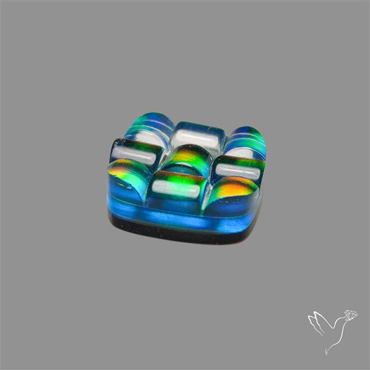 Aurora Opal Checker Carving Doublet