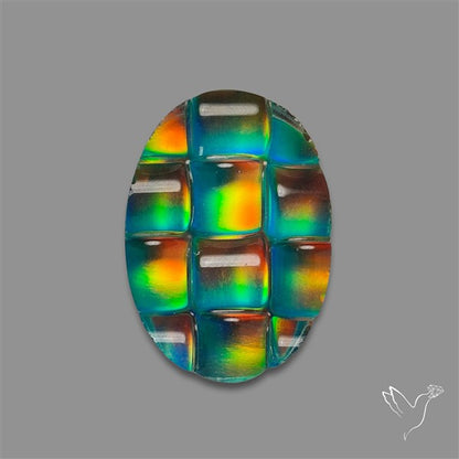 Aurora Opal Checker Carving Doublet