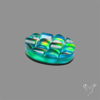 Aurora Opal Checker Carving Doublet