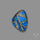 Blue Aurora Opal Copper Mosaic Doublet
