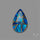 Blue Aurora Opal Copper Mosaic Doublet