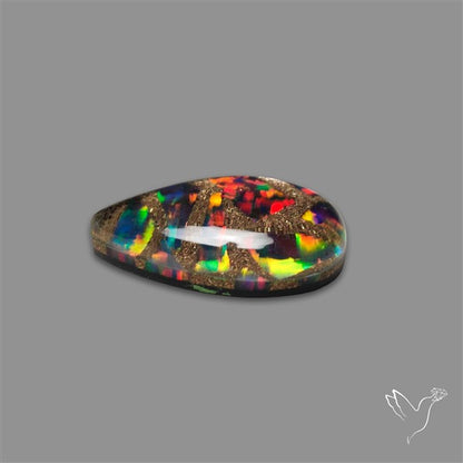 Aurora Opal Copper Mosaic Doublet