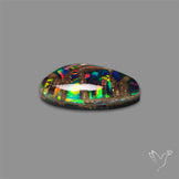 Aurora Opal Copper Mosaic Doublet