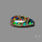 Aurora Opal Copper Mosaic Doublet