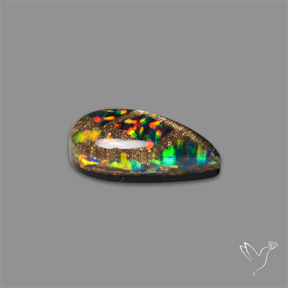 Aurora Opal Copper Mosaic Doublet