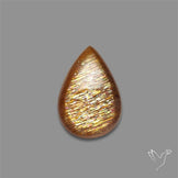 Meteor Shower Sunstone Cabochon