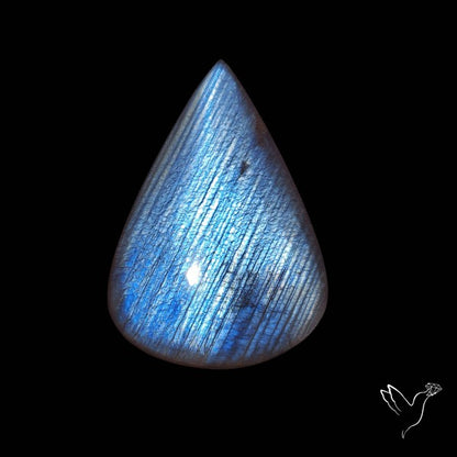 Belomorite Blue Moonstone Cabochon Russian