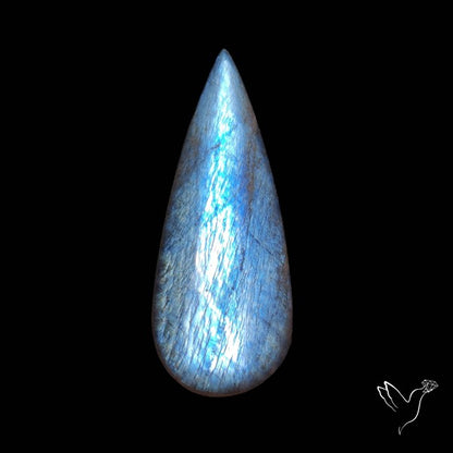 Belomorite Blue Moonstone Cabochon Russian