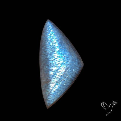 Belomorite Blue Moonstone Cabochon Russian