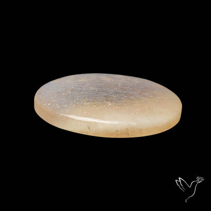 Belomorite Blue Moonstone Cabochon Russian