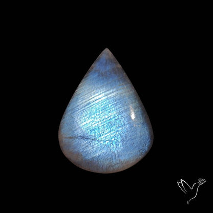 Belomorite Blue Moonstone Cabochon Russian
