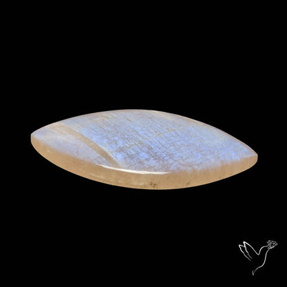 Belomorite Blue Moonstone Cabochon Russian
