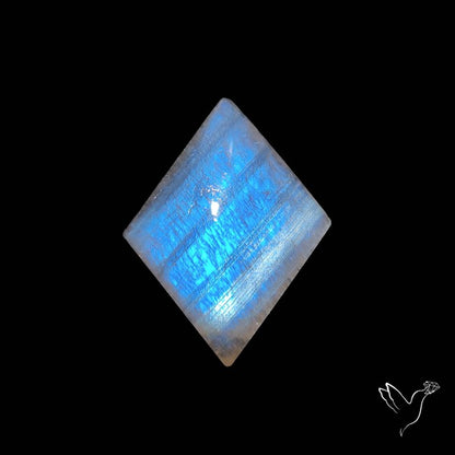 Belomorite Blue Moonstone Cabochon Russian