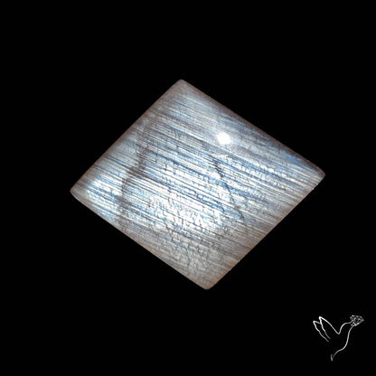 Belomorite Blue Moonstone Cabochon Russian