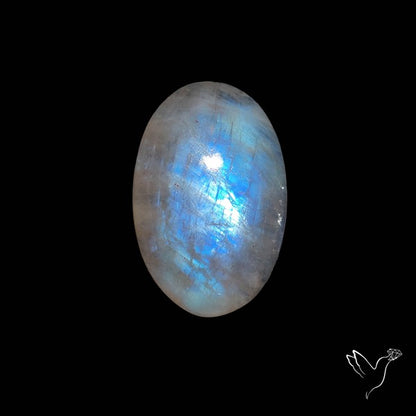 Belomorite Blue Moonstone Cabochon Russian