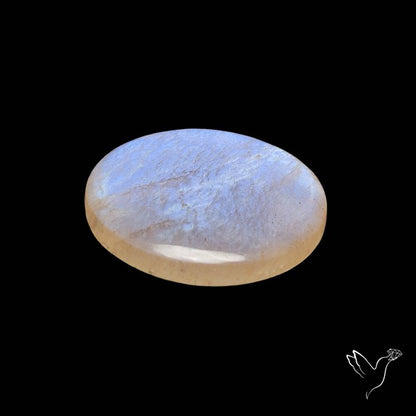 Belomorite Blue Moonstone Cabochon Russian