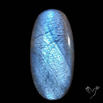 Belomorite Blue Moonstone Cabochon Russian
