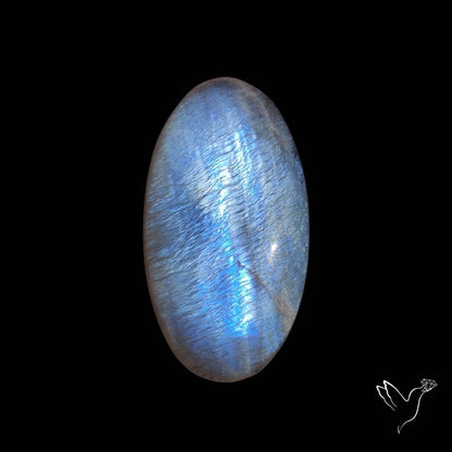 Belomorite Blue Moonstone Cabochon Russian