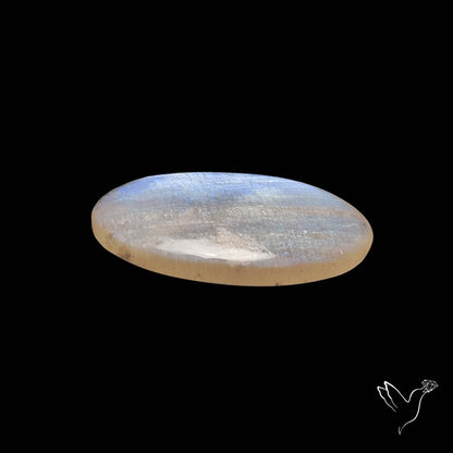 Belomorite Blue Moonstone Cabochon Russian