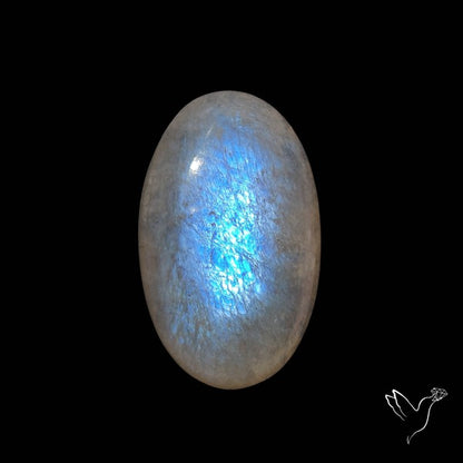 Belomorite Blue Moonstone Cabochon Russian