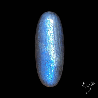 Belomorite Blue Moonstone Cabochon Russian