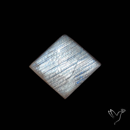 Belomorite Blue Moonstone Cabochon Russian