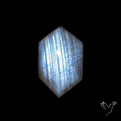Belomorite Blue Moonstone Cabochon Russian
