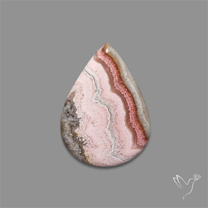 Pink Crazylace Agate Cabochon