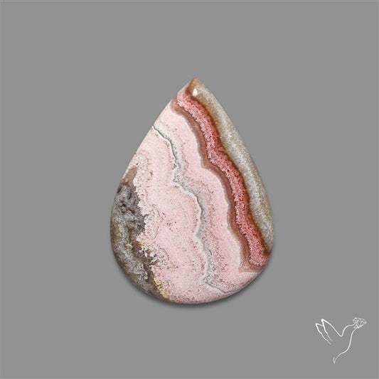 Pink Crazylace Agate Cabochon