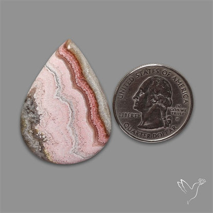 Pink Crazylace Agate Cabochon