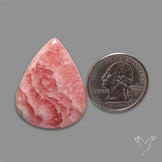 Gemmy Rhodochrosite Cabochon