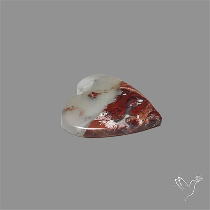 Aqua Chrysoprase Heart Cabochon