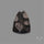Black Fossil Coral Cabochon