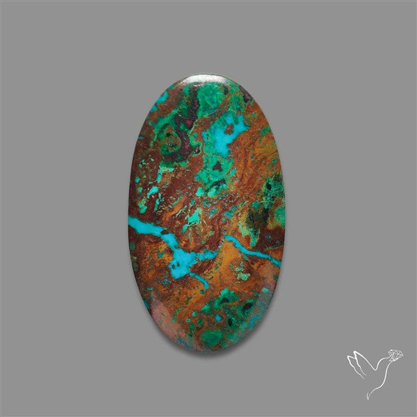 Chrysocolla Malachite Cuprite Cabochon