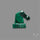 Malachite Hat Carving (handcarved)