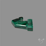 Malachite Hat Carving (handcarved)
