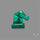 Malachite Hat Carving (handcarved)