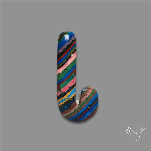 Rainbow Calsilica Candy Handcarved Cabochon