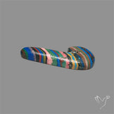 Rainbow Calsilica Candy Handcarved Cabochon