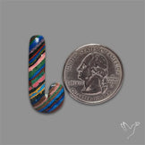 Rainbow Calsilica Candy Handcarved Cabochon