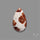 Garnet In Limestone Cabochon