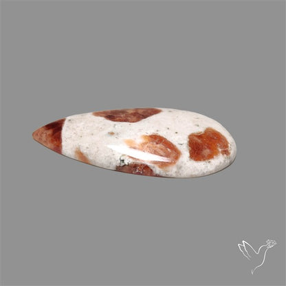 Garnet In Limestone Cabochon