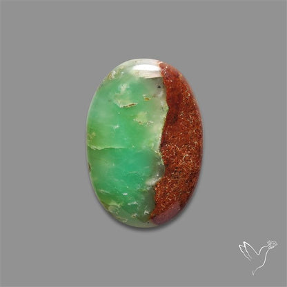 Boulder Chrysoprase Cabochon