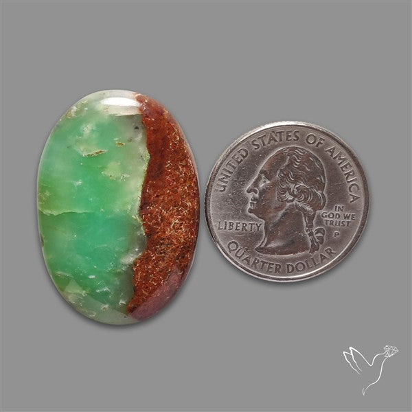 Boulder Chrysoprase Cabochon