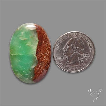 Boulder Chrysoprase Cabochon