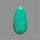 Natural Green Hubei Turquoise Cabochon