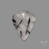 Black Tourmalinated Quartz Cabochon