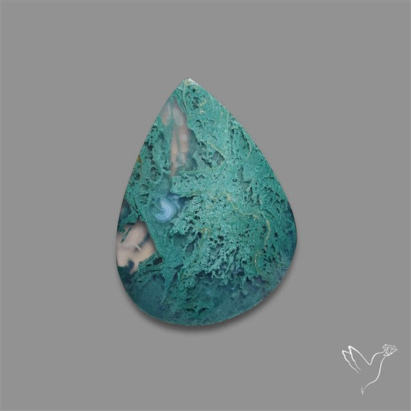 Indonesian Moss Agate Cabochon