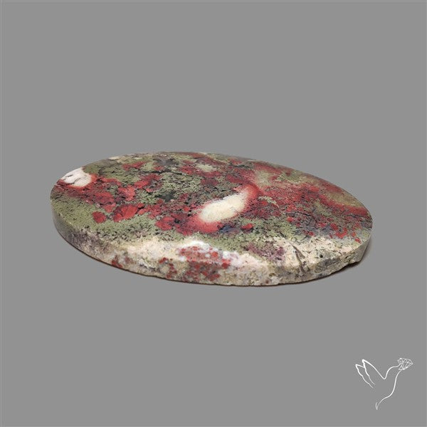 Indonesian Red Moss Agate Cabochon