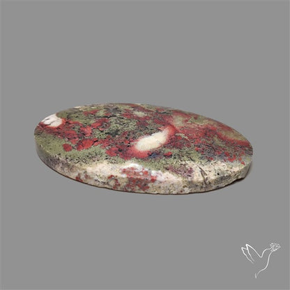 Indonesian Red Moss Agate Cabochon